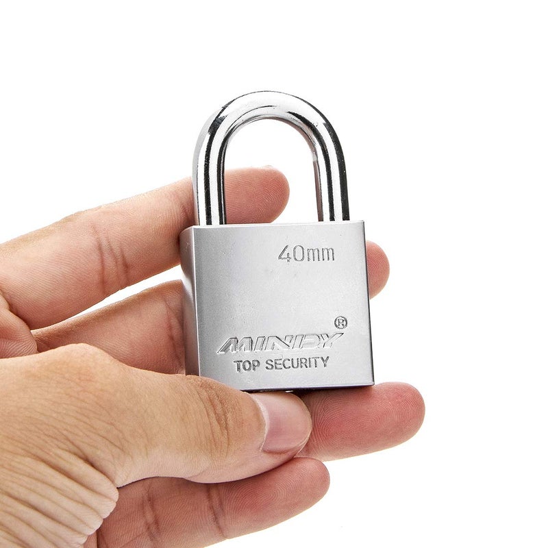 Mindy 40mm Heavy Duty Lock Warehouse Waterproof Keyed Padlock High Security Padlock with 4 Keys - Image 2